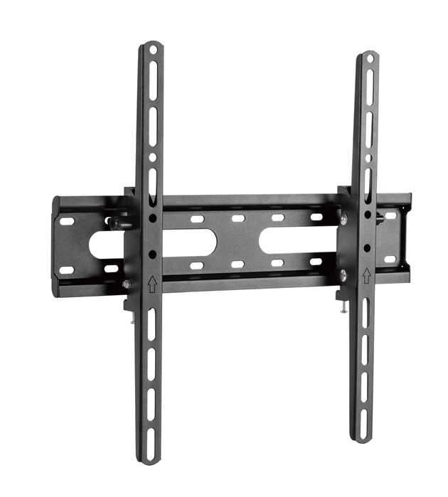 Brateck KL31-44T Tilt TV Wall Mount for 32-70 Inch Screens, 45kg Capacity, Fine Texture Black