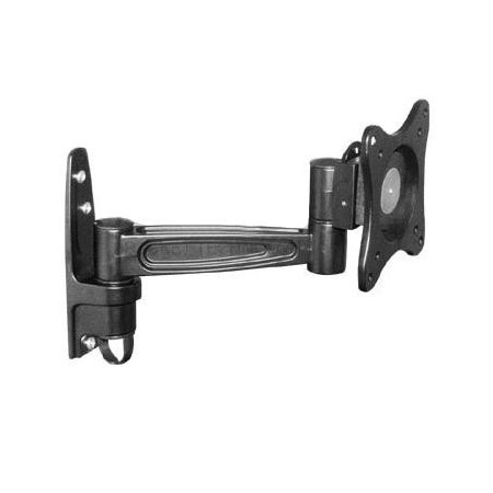 Brateck LCD-142 Single Monitor Wall Mount with Tilt, Swivel & Full Motion for 13"-27" LED/LCD TVs up to 15kg, VESA 75x75 & 100x100