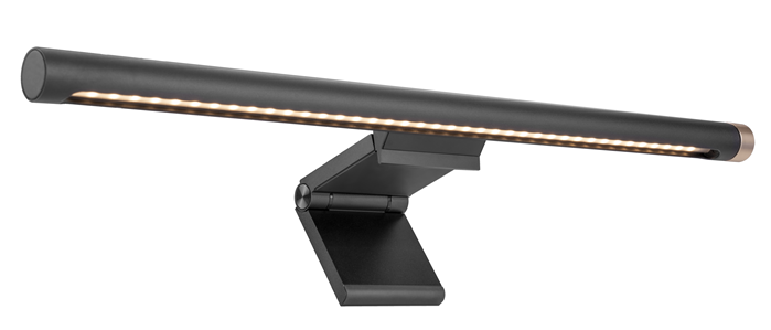 Brateck LDL16-2 5W Screen Hanging Light Black with Adjustable Brightness & Color Temperature, 450x104x34.5mm