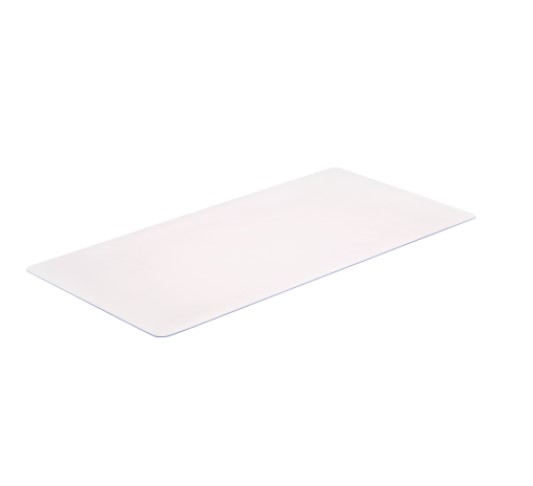 Brateck MP10-18 800mm x 400mm Clear Desk Pad - Transparent PVC Protective Surface for Office, Study, and Dining Tables