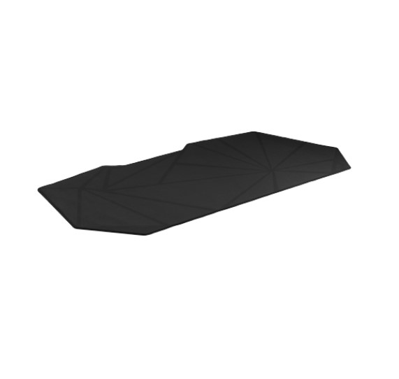 Brateck MP10-5L 1200x600mm Large Gaming Desk Pad with Anti-Slip Rubber Backing and Overlocked Edges