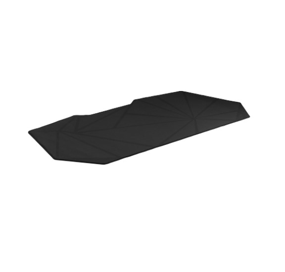Brateck MP10-5M 900x400mm Gaming Desk Pad – Anti-Slip Rubber Base, Smooth Low-Friction Surface, Durable Overlocked Edges