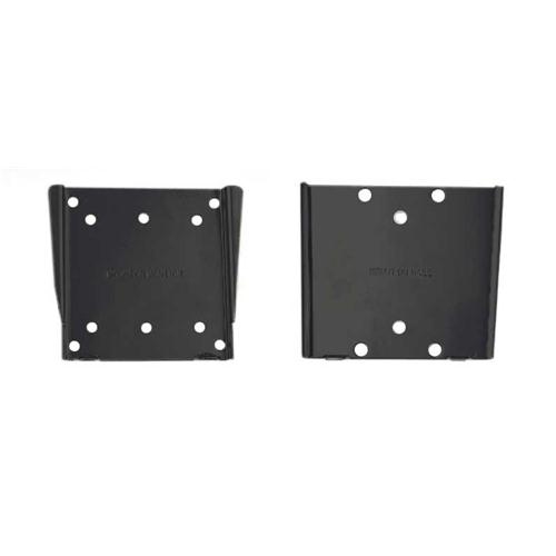 Brateck Ultra-Slim 2 Piece LCD Wall Mount VESA 50x50, 75x75, 100x100 for 13"-27" TVs up to 30kg - Fine Texture Black