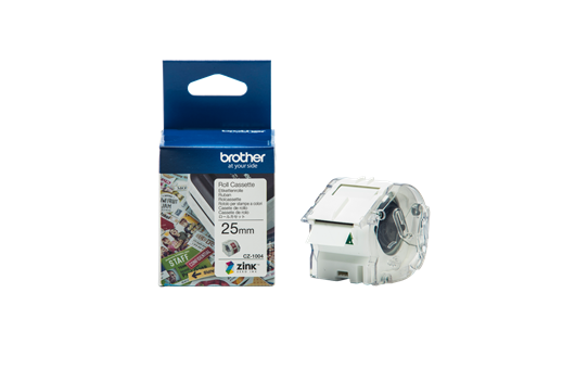 Brother CZ-1004 25mm Full Colour Continuous Label Roll for VC-500W Printer, 5m Length