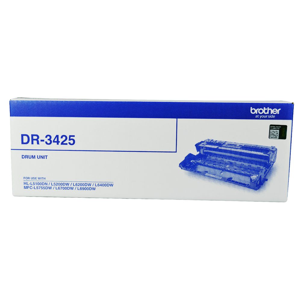 Brother DR-3425 Drum Unit for HL-L5100DN/L5200DW/L6200DW/MFC-L6700DW - Up to 50,000 Pages Yield