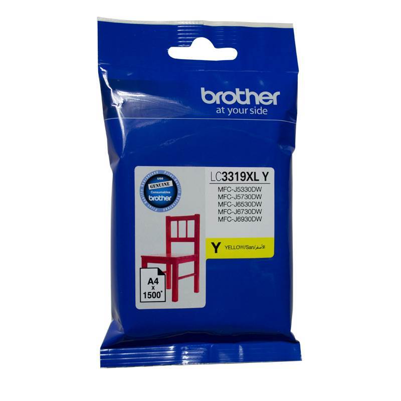 Brother LC-3319 XL Yellow High Yield Ink Cartridge Compatible with MFC-J5330DW/J5730DW/J6530DW/J6730DW/J6930DW Printers