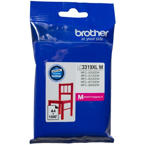 Brother LC-3319XL Magenta High-Yield Ink Cartridge Compatible with MFC-J5330DW/J5730DW/J6530DW/J6730DW/J6930DW Printers
