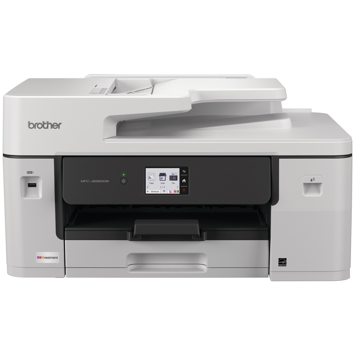 Brother MFC-J6560DW A3 INKvestment Business Inkjet Printer with Fast 31ppm, Auto Duplex A3 Printing, 50-Sheet ADF Scanning & Up to 1 Year Ink Included