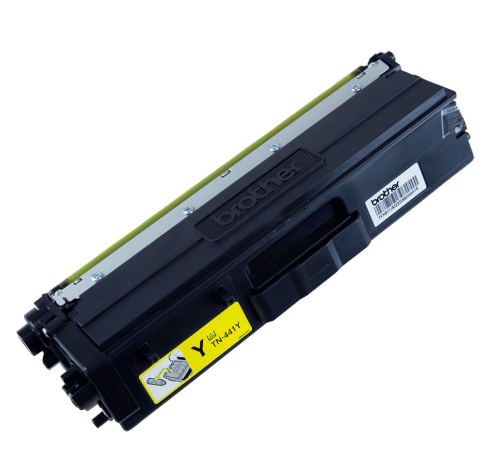 Brother TN-441Y Yellow Standard Yield Laser Toner Cartridge - 1,800 Pages for HL-L8260CDN, HL-L8360CDW, MFC-L8690CDW, L8900CDW Printers