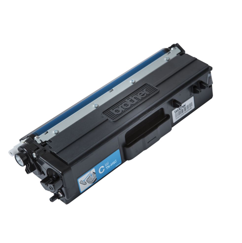 Brother TN-446C Genuine Super High Yield Cyan Toner Cartridge - 6,500 Pages for HL-L8360CDW & MFC-L8900CDW Printers