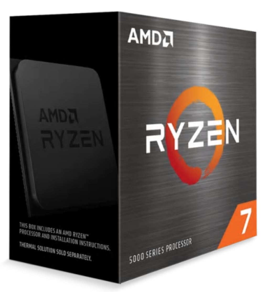 AMD Ryzen 7 5800X Desktop Processor 8-Core 16-Thread AM4 CPU 3.8GHz Base, Up to 4.7GHz Boost, 105W TDP, 36MB Cache, No Cooler Included