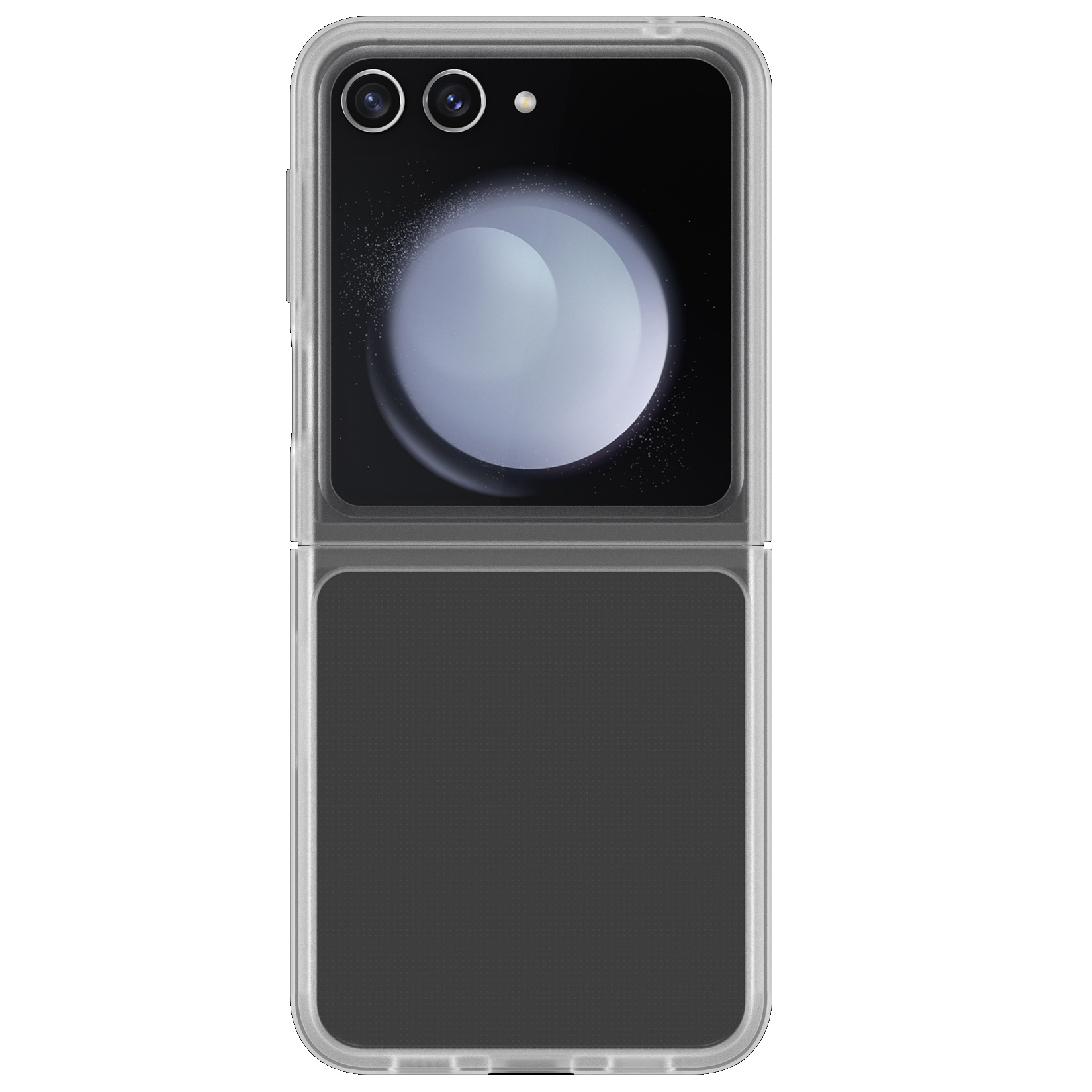 OtterBox Thin Flex Clear Case for Samsung Galaxy Z Flip6 5G (6.7") – Ultra-Slim Antimicrobial Protective Cover with DROP+ Military Standard, Raised Edges, Wireless Charging Compatible