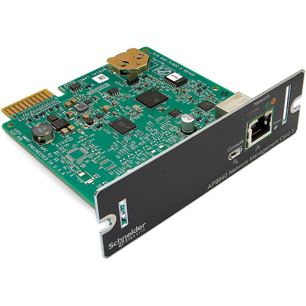 APC Network Management Card 3 (AP9640) for Smart-UPS & Symmetra UPS - Secure Remote Monitoring & Management Module