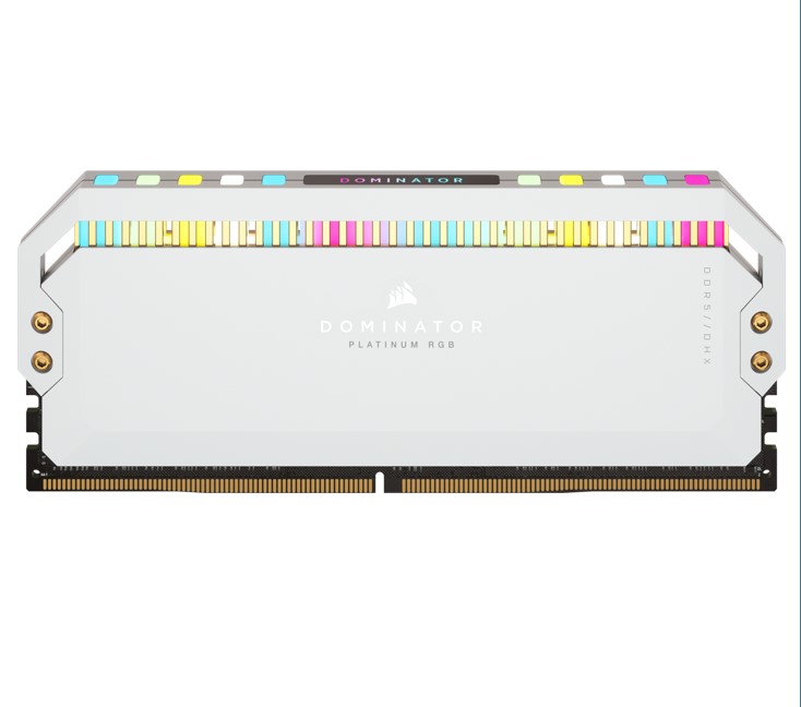 Corsair DOMINATOR Platinum RGB 64GB (2x32GB) DDR5 5200MHz CL40 White Gaming RAM