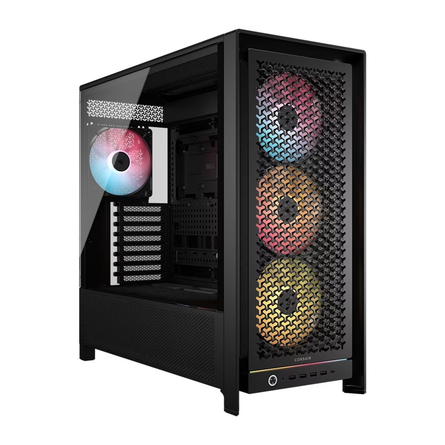 Corsair FRAME 5000D RS ARGB High-Airflow Mid-Tower PC Case - Modular ATX, Supports 450mm GPU, 175mm CPU Cooler, Quad RS140 ARGB Fans, USB 3.2 Gen 2 Type-C