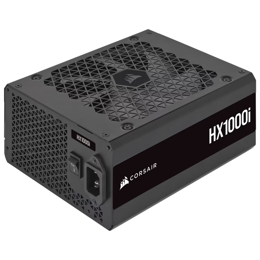 Corsair HX1000i 1000W Fully Modular Platinum ATX 3.1 Power Supply with Ultra-Low Noise 140mm Fan and PCIe 5.1 Certification (AU)