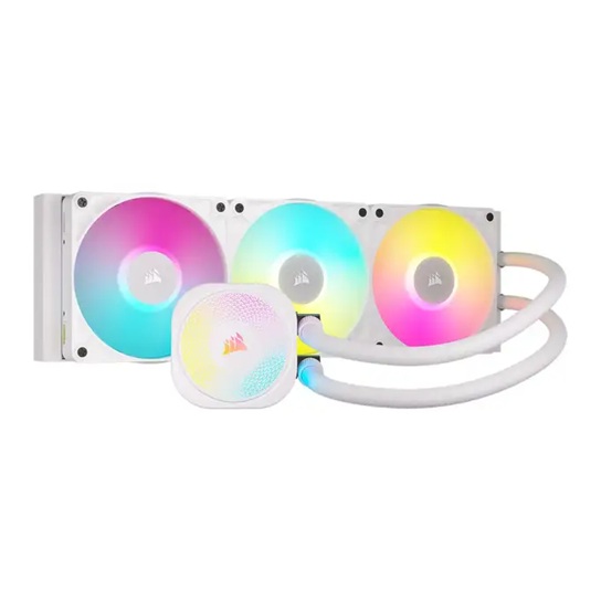 CORSAIR iCUE LINK TITAN II 360 RX RGB White 360mm AIO Liquid CPU Cooler with FlowDrive Gen 2 Pump & RX II RGB Fans