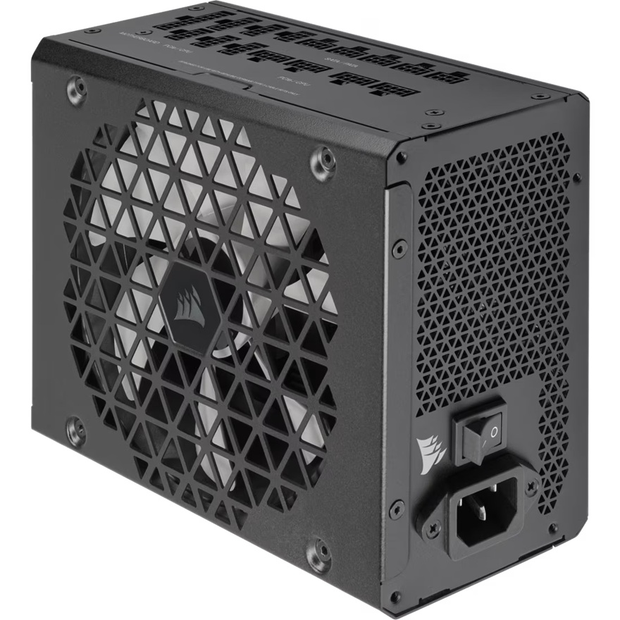 Corsair RM1200x SHIFT 1200W 80 PLUS Gold Fully Modular ATX 3.1 Power Supply with 16 SATA, 8 PATA & 8 PCIe Connectors, 140mm FDB Fan