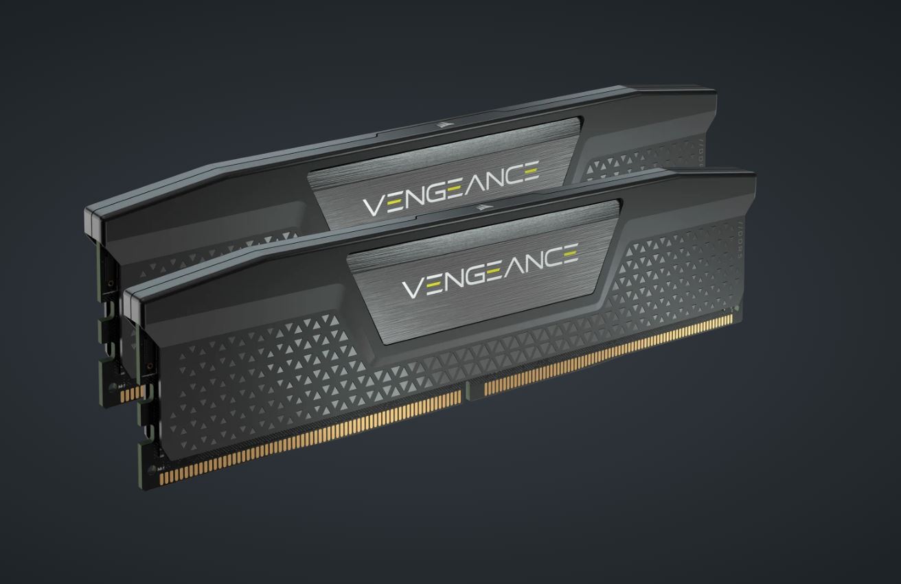 Corsair Vengeance 32GB (2x16GB) DDR5 6400MT/s CL36 Memory Kit - AMD EXPO & Intel XMP Compatible, Aluminum Heatspreader, Compact Design