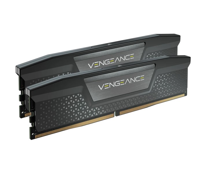 Corsair Vengeance 64GB (2x32GB) DDR5 6400MHz CL32 UDIMM Desktop RAM Black – High Performance Intel XMP 3.0 Memory Kit