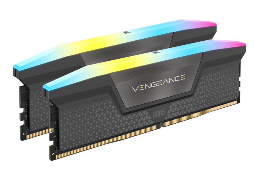Corsair Vengeance RGB 32GB (2x16GB) DDR5 5600MHz C36 AMD EXPO Desktop Gaming Memory Kit with RGB Lighting