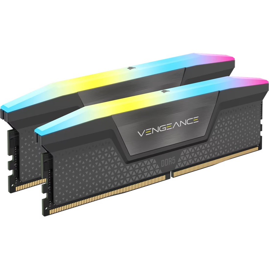 Corsair Vengeance RGB 32GB (2x16GB) DDR5 6400MT/s CL36 RGB Memory Kit with iCUE Control