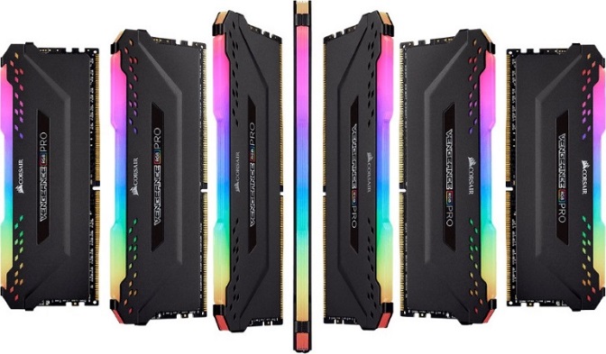 Corsair Vengeance RGB PRO 32GB (4x8GB) DDR4 3600MHz C18 RGB Gaming Memory Kit with XMP 2.0 Support