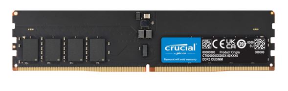 Crucial 32GB DDR5-6400 CUDIMM Desktop Memory Module CL52 for Intel Core Ultra Series 2 AI PCs