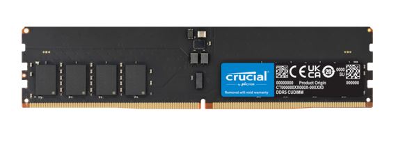 Crucial 64GB DDR5-6400 CUDIMM CL52 Desktop Memory Module for Intel Core Ultra Processors