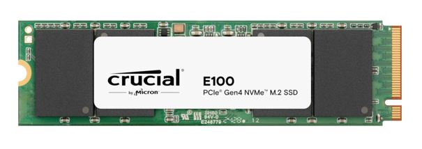 Crucial E100 2TB PCIe Gen4 NVMe M.2 2280 SSD | 5000MB/s Read, 4500MB/s Write, 100TBW Endurance, 3-Year Warranty