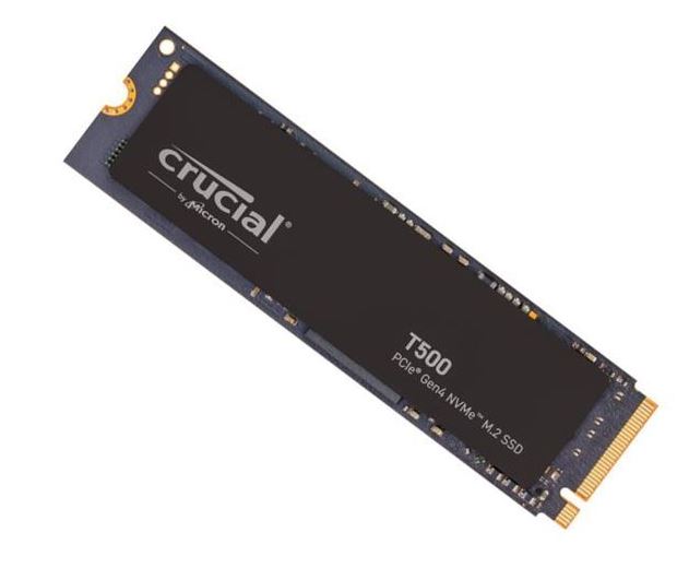 Crucial T500 4TB Gen4 NVMe M.2 SSD - 7400/7000 MB/s R/W, 2400TBW Endurance, DirectStorage, PS5 Compatible Heatsink Option