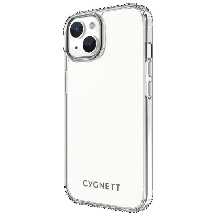 Cygnett AeroShield Clear Protective Case for iPhone 13/14/16e - Slim TPU Frame, Hard-Shell Back, UV & Scratch Resistant, 2 Years Warranty