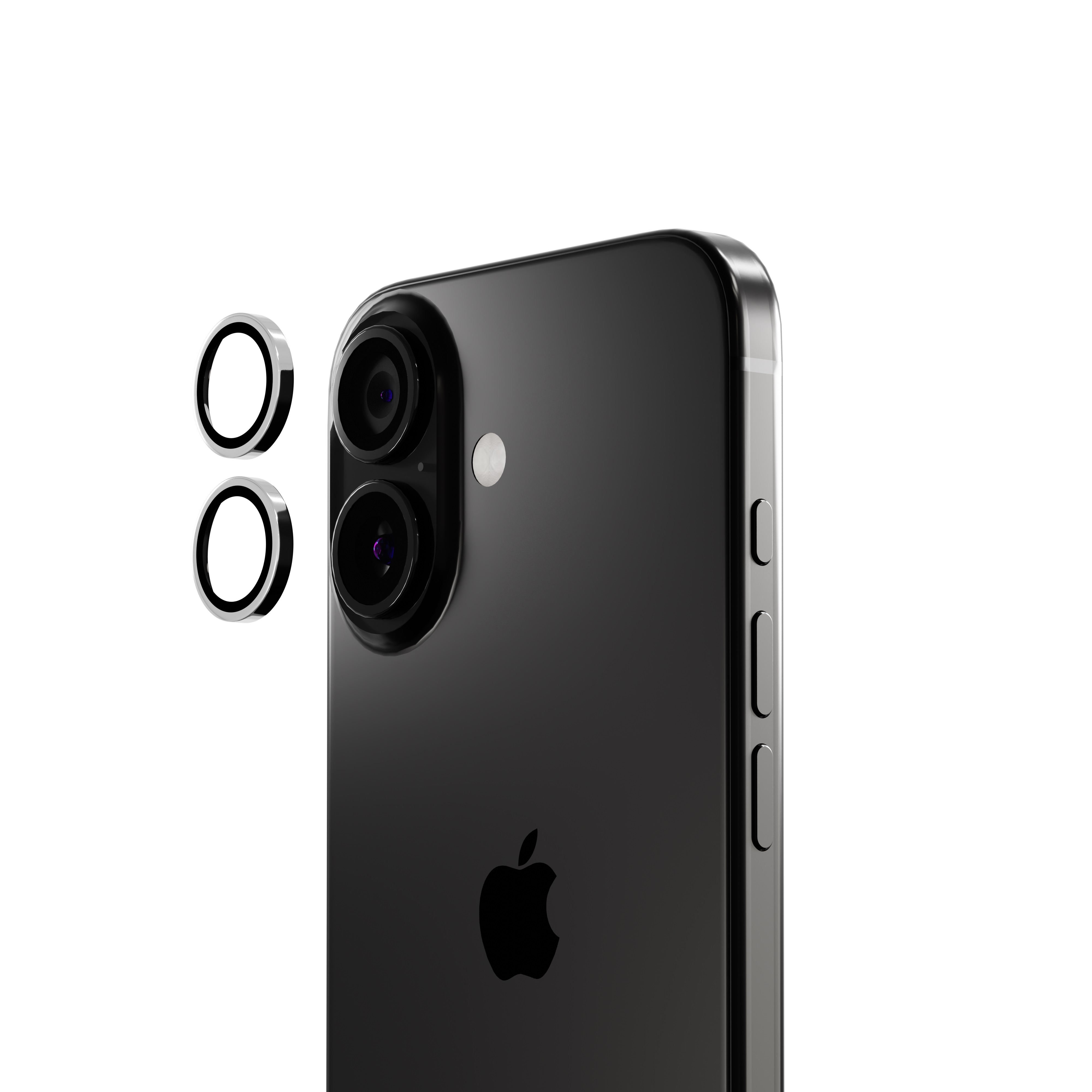 Cygnett Camera Lens Protector for Apple iPhone 17, 16, 16 Plus - Tempered Glass, Scratch Resistant, Alloy Rings, 2-Year Warranty