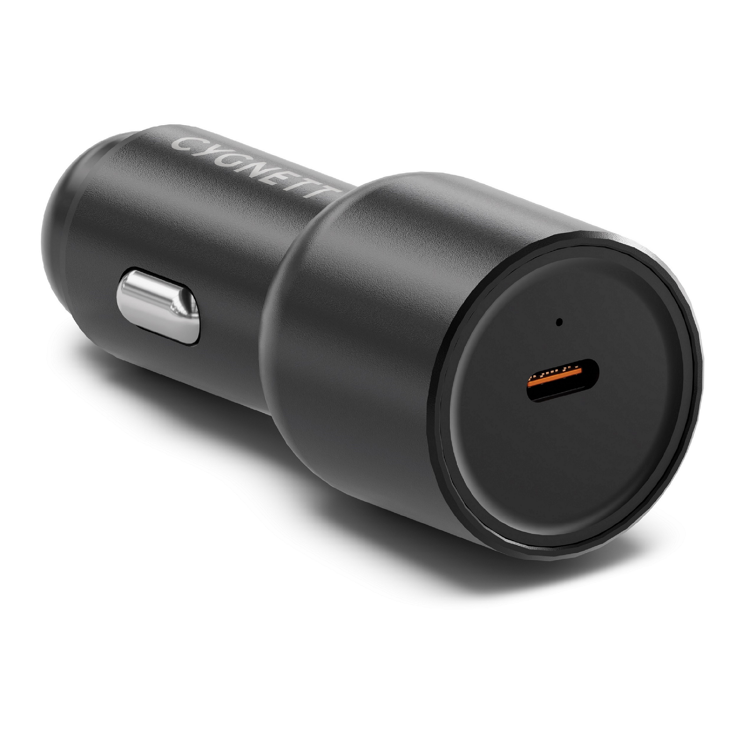 Cygnett CarPower 65W USB-C PD Car Charger with Aluminium Alloy Finish & LED Indicator - Fast Charging for Phones, Tablets & Laptops