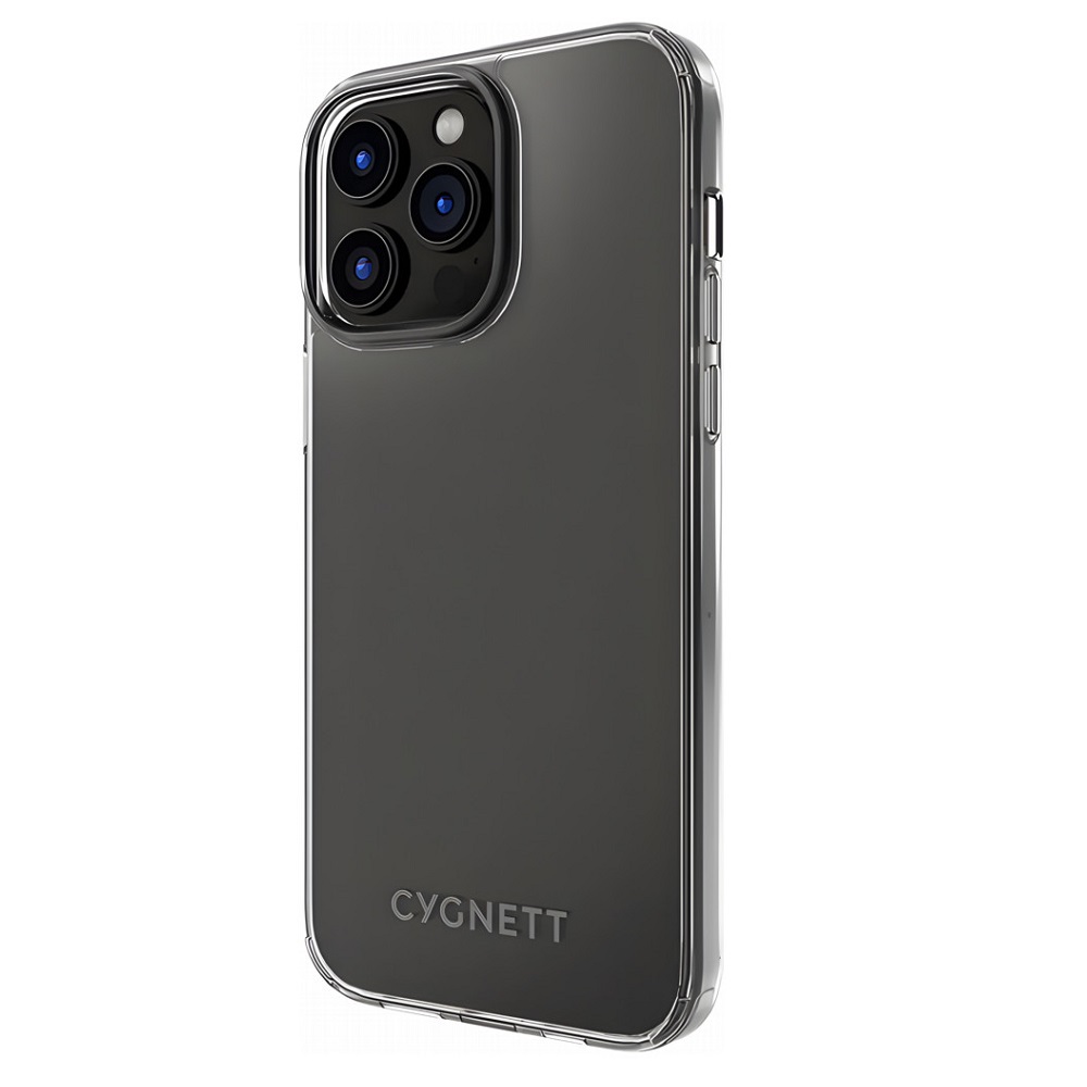 Cygnett EcoShield Clear Case for Apple iPhone 14 Pro Max - Slim Shock Absorbent TPU Frame, Hard-Shell Back, UV & Scratch Resistant, 2 Years Warranty