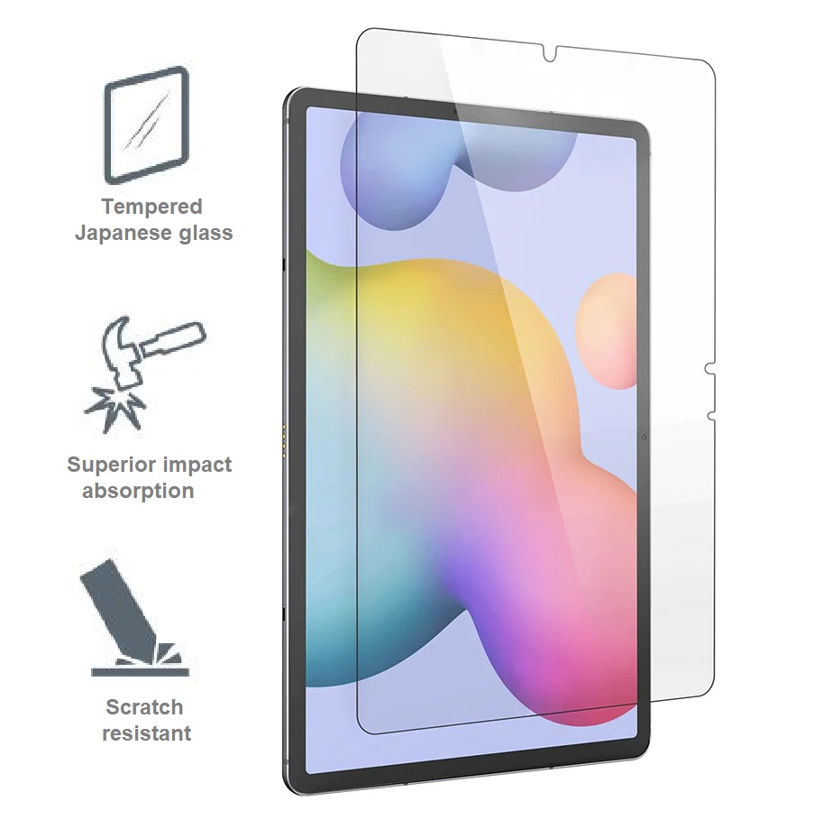 Cygnett OpticShield Japanese Tempered Glass Screen Protector for Samsung Galaxy Tab S10 FE, S9, S8, S7 & S9 FE (11"/10.9") - CY3419CPTGL
