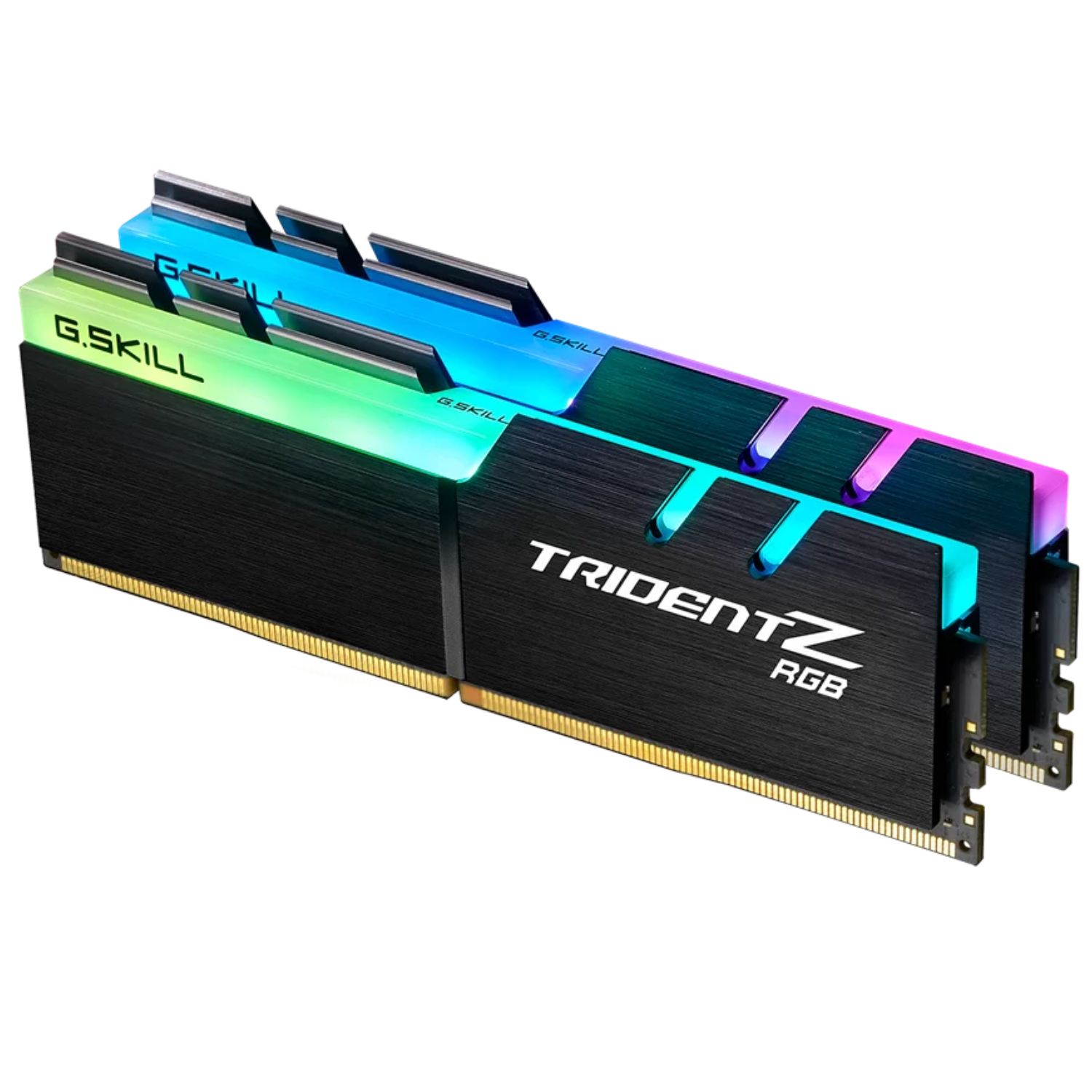 G.SKILL Trident Z RGB 32GB (2x16GB) DDR4-3200 MHz PC4-25600 Desktop Memory Kit CL16 1.35V with RGB Lighting