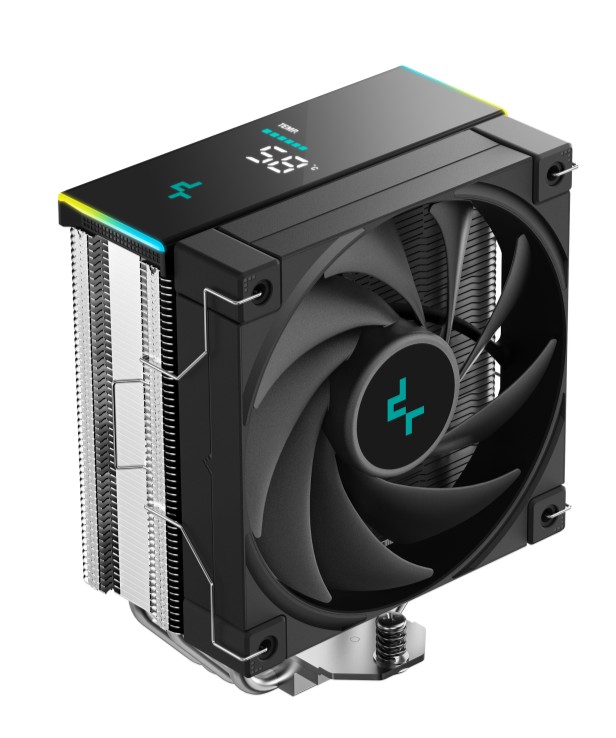 DeepCool AK400 Digital SE CPU Cooler with ARGB LED, Real-Time Status Display, 4 Heat Pipes, Compatible with Intel LGA1851/1700/1200/1151/1150/1155 & AMD AM5/AM4