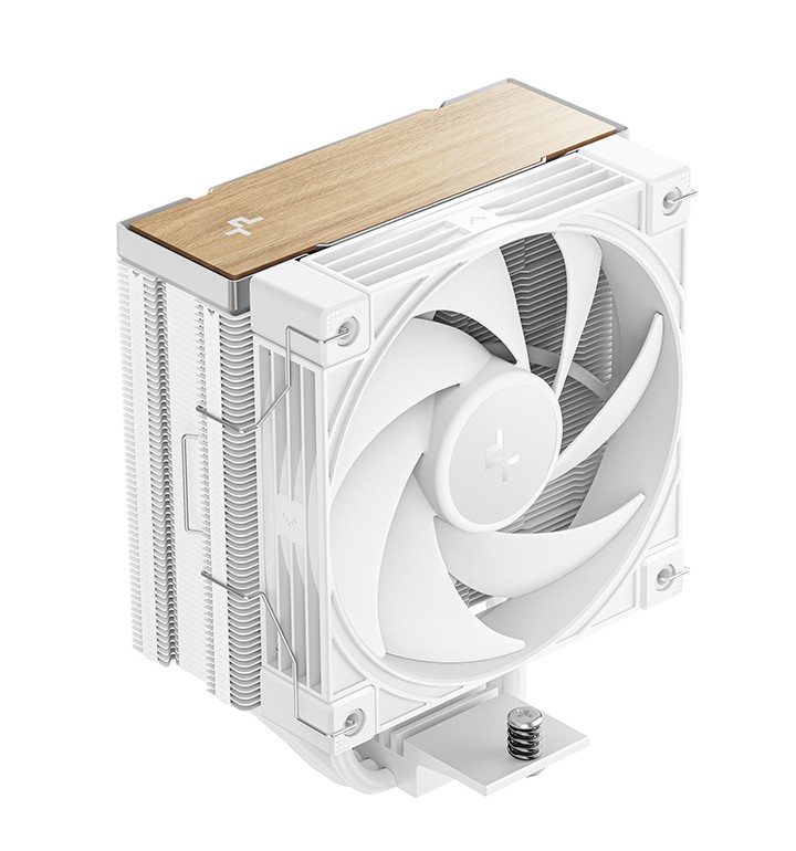 DeepCool AK400 G2 WH Wood Grain Top Cover CPU Cooler - 4 Heat Pipes, 120mm PWM Hydro Bearing Fan, Intel LGA1851/1700/1200/115x & AMD AM5/AM4 Compatible