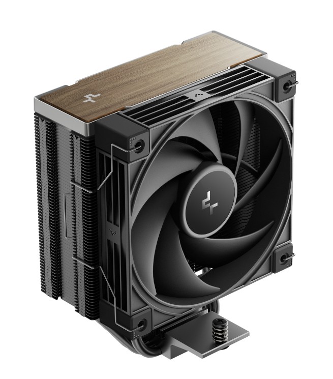 DeepCool AK400 G2 Wood Grain Top Cover CPU Cooler - 4 Heat Pipes, 120mm PWM Fan, Hydro Bearing, Compatible with Intel LGA1851/1700/1200/115x & AMD AM5/AM4