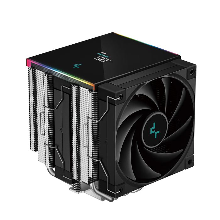 DeepCool AK620 DIGITAL SE Dual-Tower CPU Cooler with Magnetic Digital Status Display, ARGB Lighting, Compatible with Intel LGA1851/1700/1200/1151/1150/1155 & AMD AM5/AM4