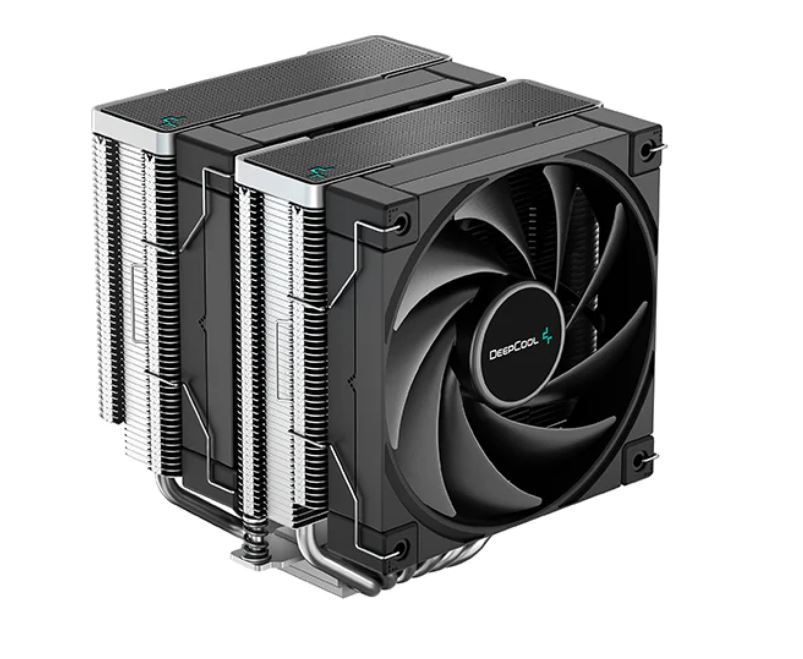 DeepCool AK620 High Performance Dual Tower CPU Cooler with 6 Copper Heat Pipes, 2x120mm FDB Fans, 260W Cooling for Intel LGA2066/1200/1700 & AMD AM5/AM4
