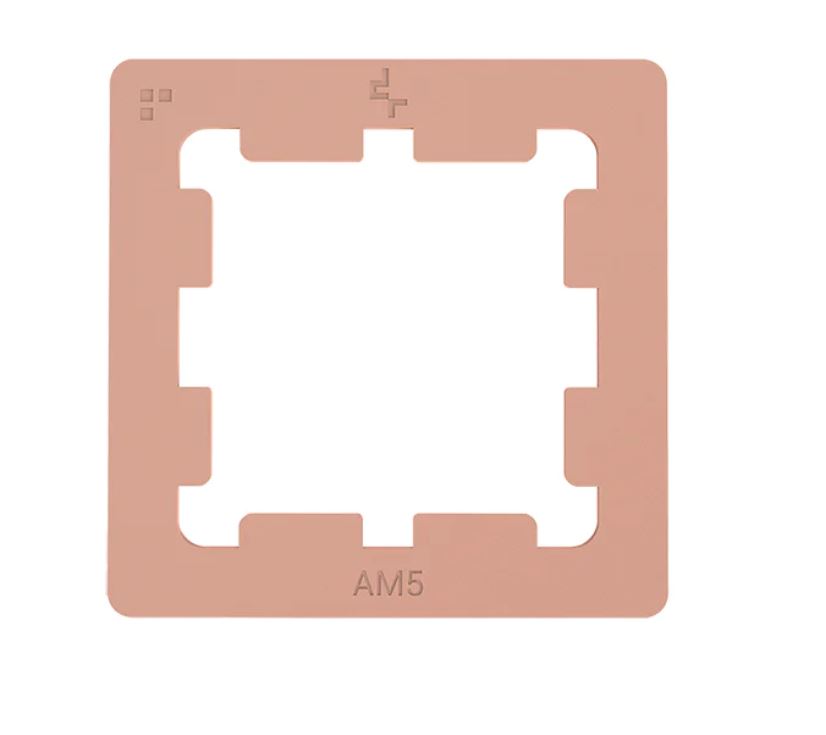 DeepCool AM5 Thermal Paste Guard - Copper Frame for AMD AM5 Socket, Enhanced Thermal Transfer & Paste Protection, Includes Spreader and Wipe