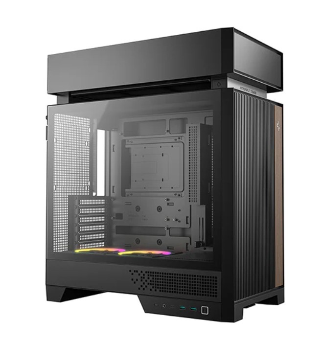 DeepCool CL660 ATX Mid-Tower PC Case with High Cooling Performance, 2x Pre-Installed 120mm ARGB Fans, Supports Up to 360mm Radiator