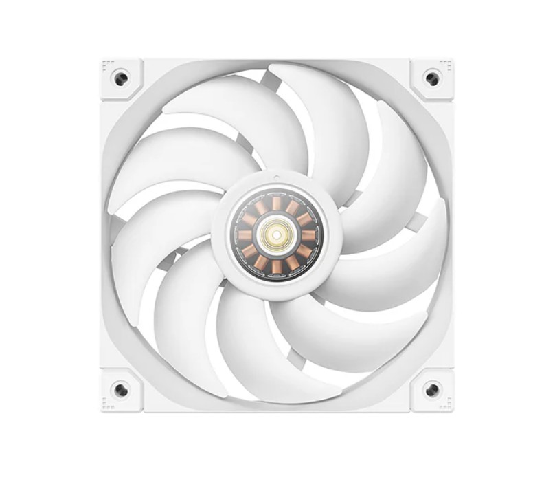 DeepCool FL12 White 120mm ARGB PWM Case Fan with Fluid Dynamic Bearing & Low Noise 500-2150 RPM, 55 CFM Airflow
