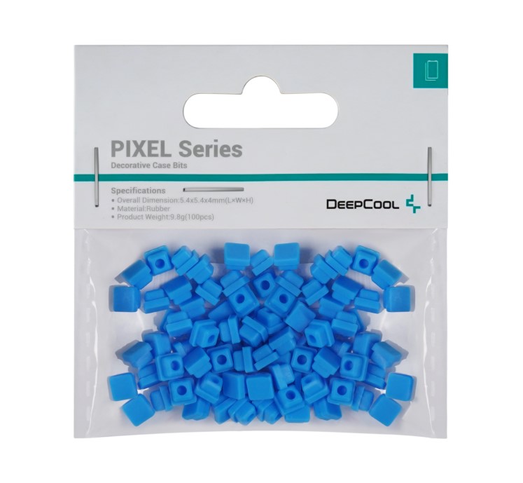 DeepCool PIXEL Decorative Case Bits Blue - 100 Silicone Pieces for CH160, CH360, CH360 DIGITAL, CH560, CH560 DIGITAL, CH780, MORPHEUS PC Cases
