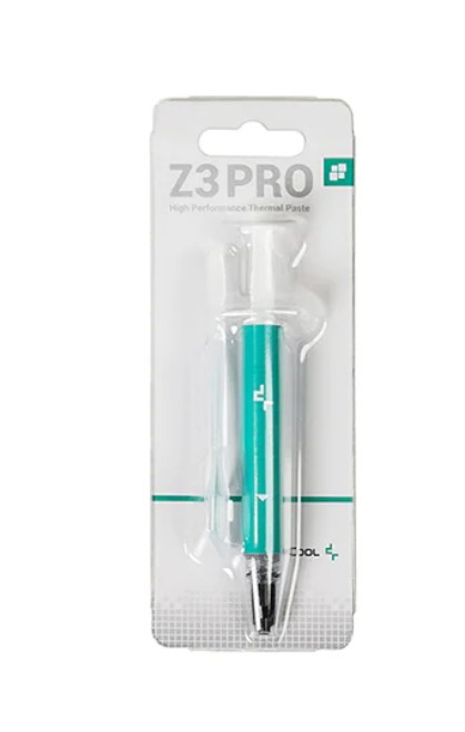 DeepCool Z3 PRO Thermal Paste - High Performance, 4W/mK Thermal Conductivity, Non-Conductive, 1.5g Grease Syringe for CPU and GPU Cooling