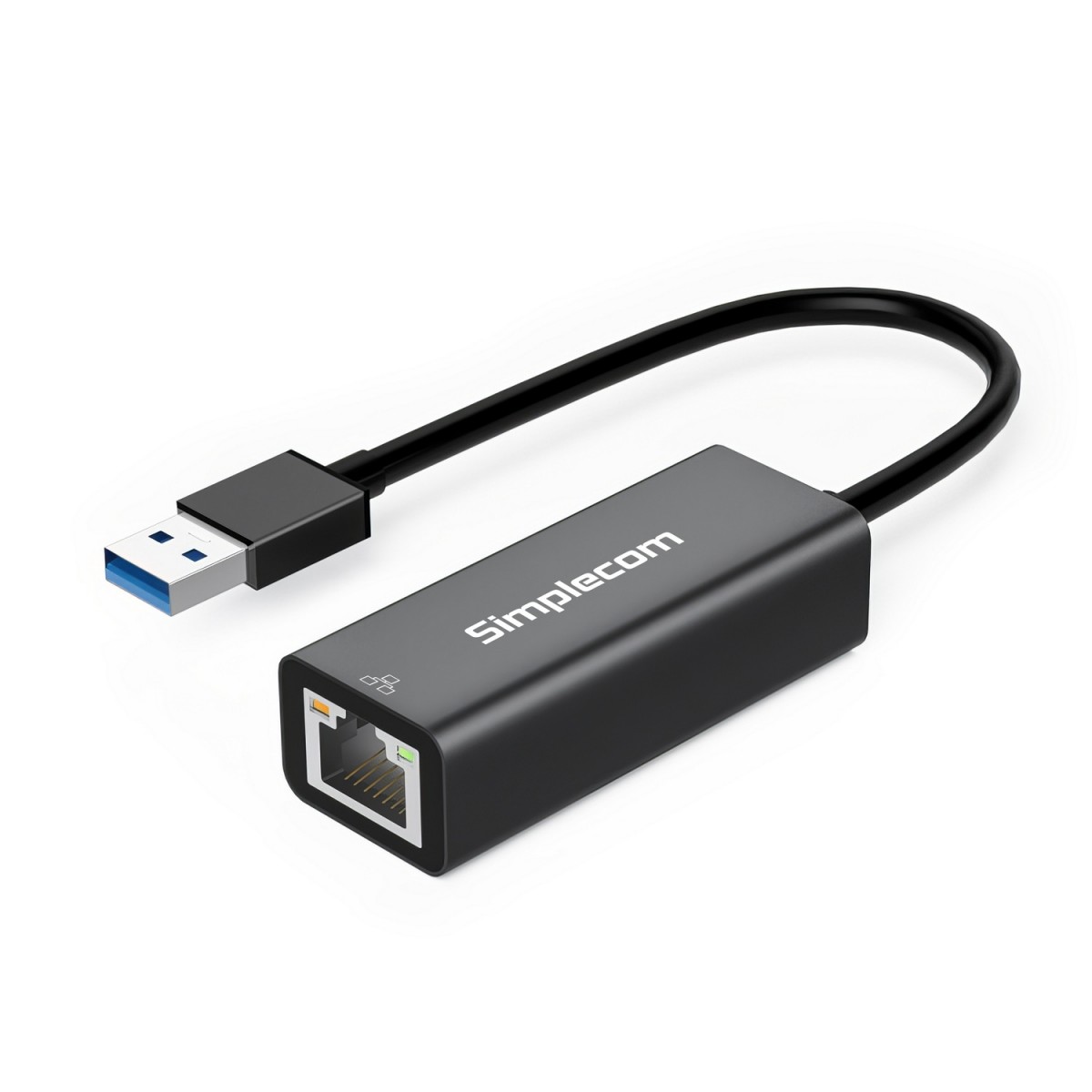 Simplecom NU304 SuperSpeed USB 3.0 to Gigabit Ethernet Network Adapter - 1000Mbps Wired Network, Aluminium Housing, Plug & Play
