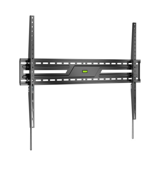 Brateck KL38-69F Large Fixed TV Wall Mount for 43"-100" Screens, Supports Up to 75kg, Fits Curved TVs, Heavy-Duty Steel, Slim 30mm Profile