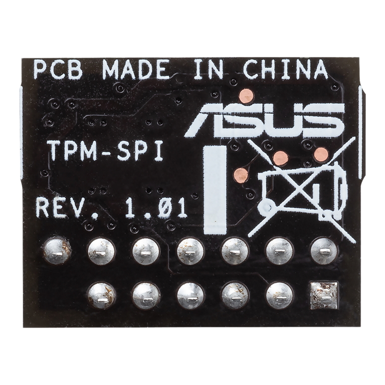 ASUS TPM-SPI Trusted Platform Module TPM 2.0 with 14-1 Pin SPI Interface – Nuvoton NPCT750, Common Criteria EAL4+, FIPS 140-2 Certified Security Module for Windows 11